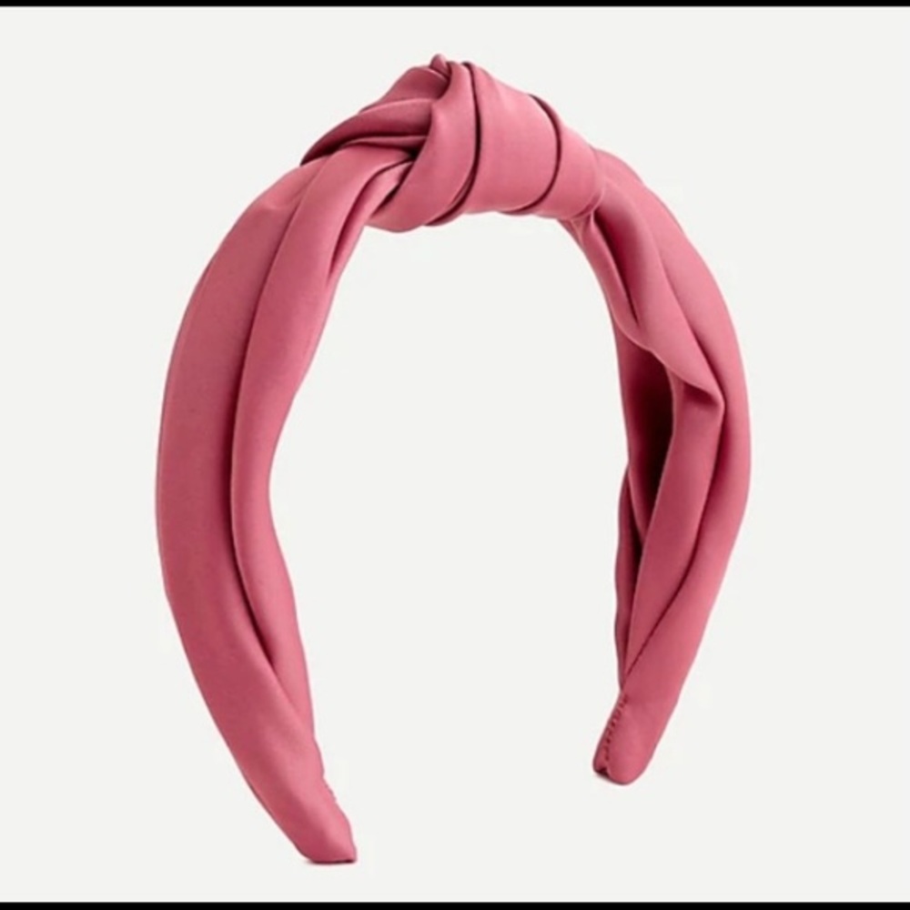 J.Crew Knot headband in satin